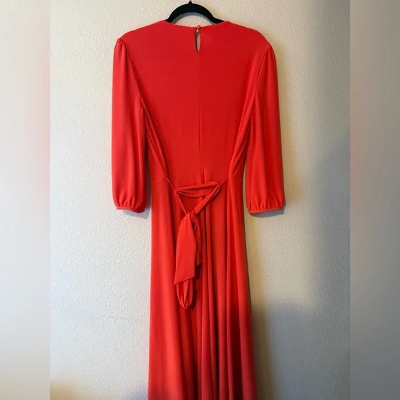 LAUREN RALP LAUREN BELTED JERSEY DRESS 10 - Picture 4 of 4